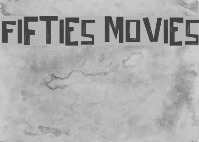 Fifties Movies Font examples