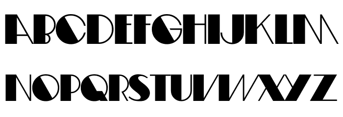 Fifty-Four DF Extra Bold Font LOWERCASE