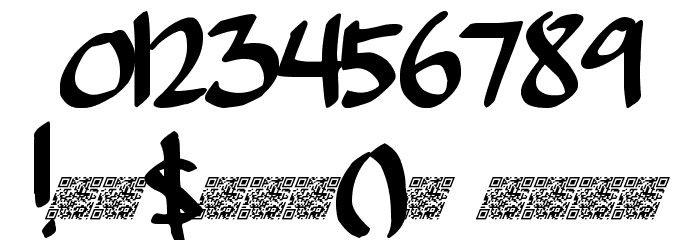FiftyShadowsDT Font OTHER CHARS
