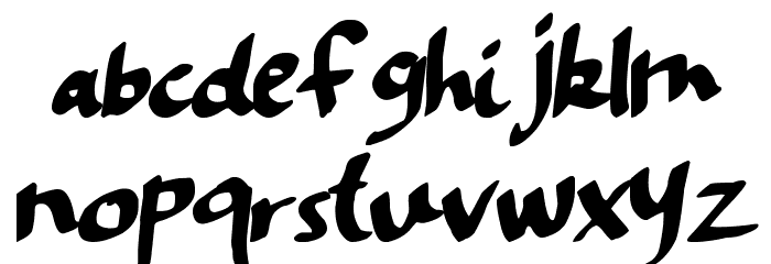 FiftyShadowsDT Font LOWERCASE