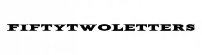 FiftyTwoLetters  baixar fontes gratis