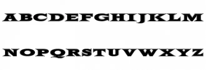 FiftyTwoLetters Font Litere mari