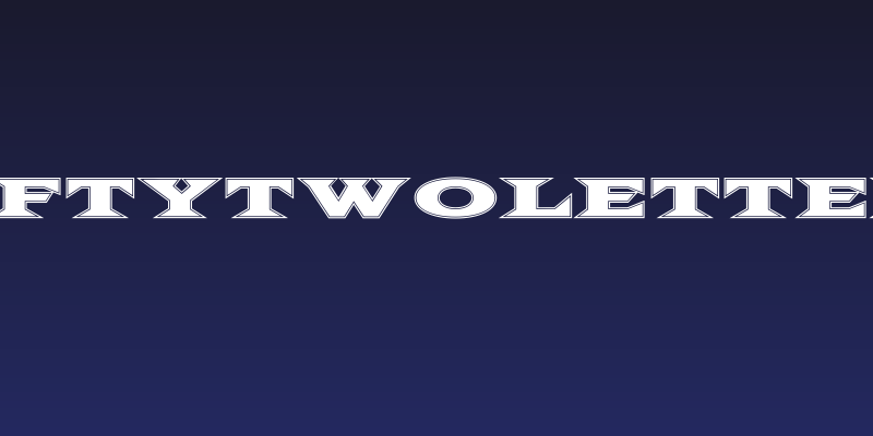 FiftyTwoLetters Social Header