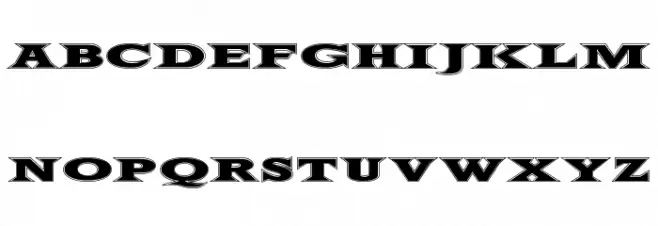 FiftyTwoLetters 字体 小写