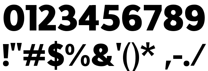 Figerona Black Font OTHER CHARS