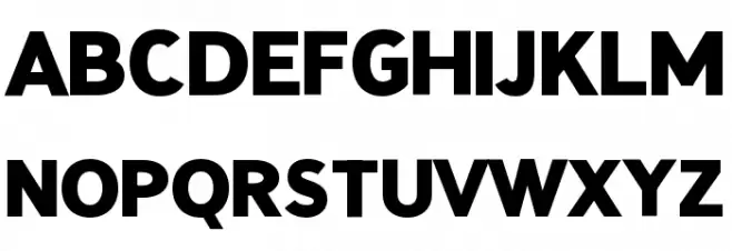 Figerona Black Schriftart Groß