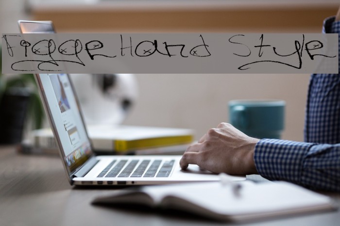 Figge Hand Style Font examples