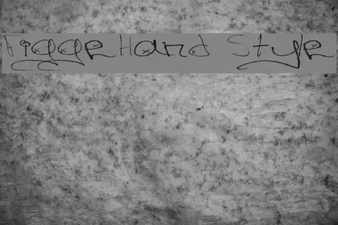 Figge Hand Style Font examples