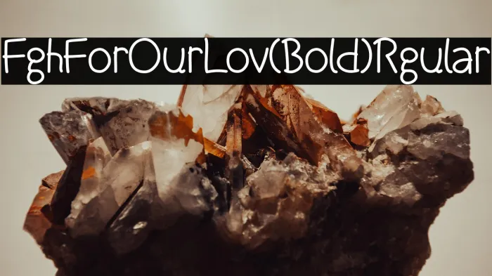 Fight For Our Love (Bold)Regular Example 1