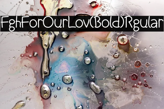 Fight For Our Love (Bold)Regular Example 3
