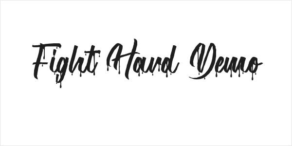 Fight Hard Demo Logo