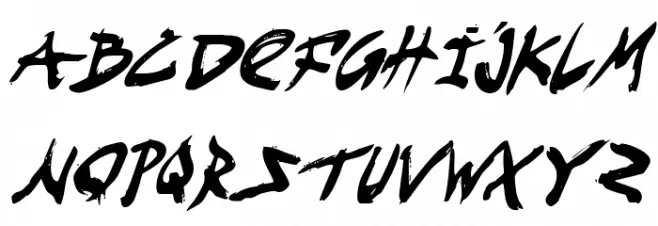 Fight Kid Condensed Italic Шрифта ВЕРХНИЙ