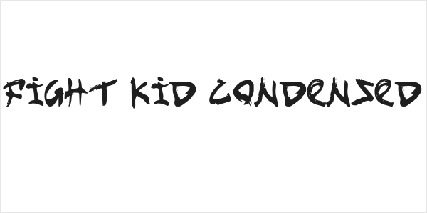 Fight Kid Condensed Logo