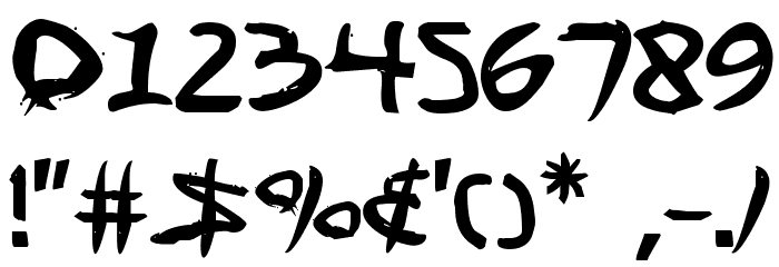 Fight Kid Font OTHER CHARS