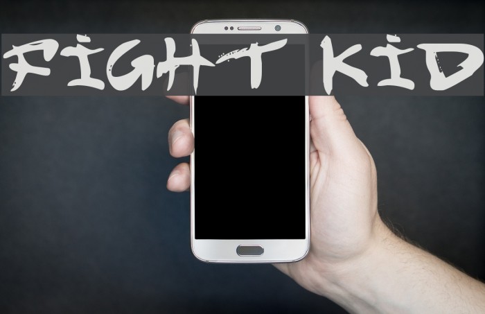 Fight Kid Font examples