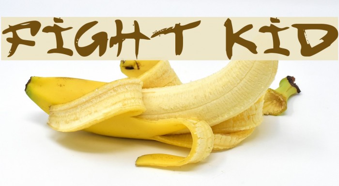 Fight Kid Font examples