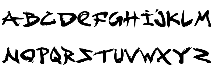 Fight Kid Font LOWERCASE
