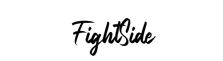 Fight Side  नि: शुल्क फ़ॉन्ट्स डाउनलोड