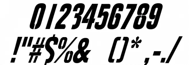 Fight This Font OTHER CHARS