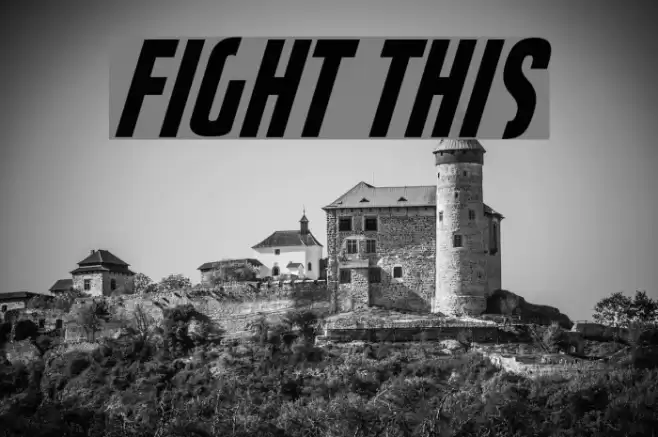 Fight This Font examples