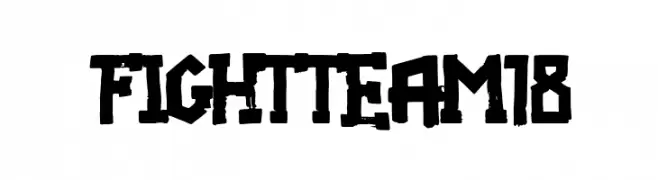 Fight team 18  Скачать бесплатные шрифты