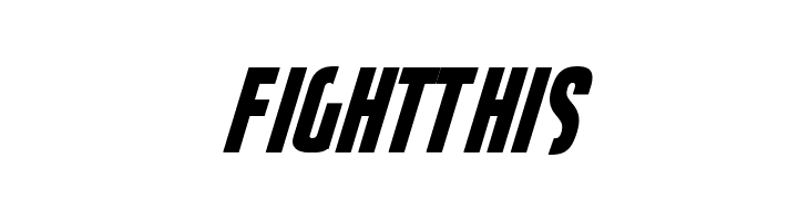 FightThis  Скачать бесплатные шрифты