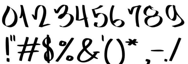 Fighter Bloom Font OTHER CHARS