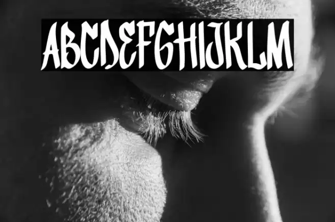 Fighter Bloom Font examples