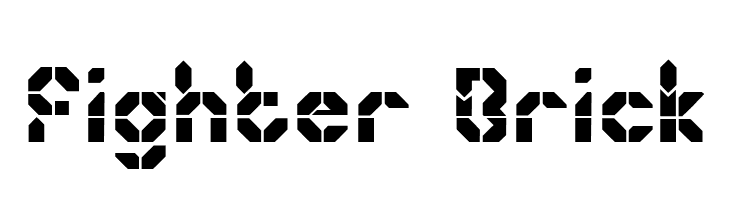 Fighter Brick  Fuentes Gratis Descargar