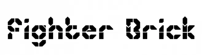 Fighter Brick  Скачать бесплатные шрифты