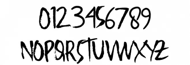 Fighter Font OTHER CHARS