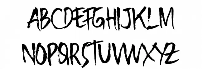 Fighter フォント 大文字