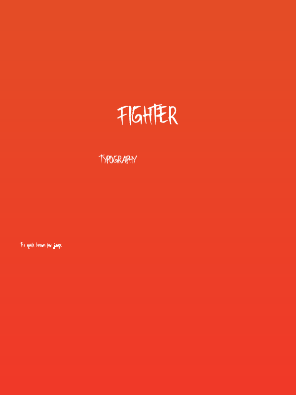 Fighter Poster
