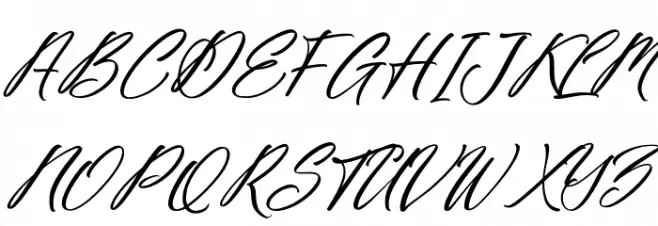 Fighterland Script Italic Шрифта ВЕРХНИЙ