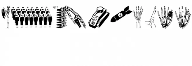 FightersForFreedom Font OTHER CHARS