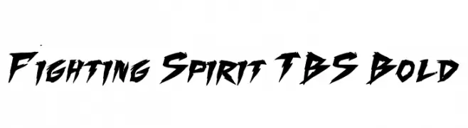 Fighting Spirit TBS Bold  नि: शुल्क फ़ॉन्ट्स डाउनलोड