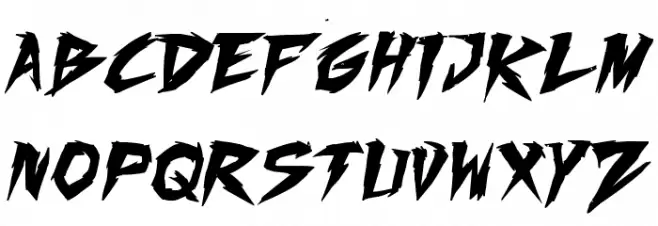 Fighting Spirit TBS Bold Schriftart Groß
