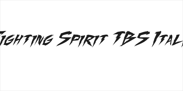 Fighting Spirit TBS Italic Logo