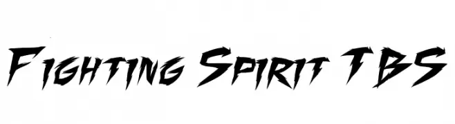 Fighting Spirit TBS  नि: शुल्क फ़ॉन्ट्स डाउनलोड