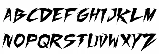 Fighting Spirit TBS Шрифта ВЕРХНИЙ
