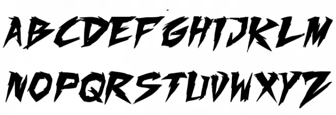 Fighting Spirit TBS(RUS BY LYAJ Polices MAJUSCULES