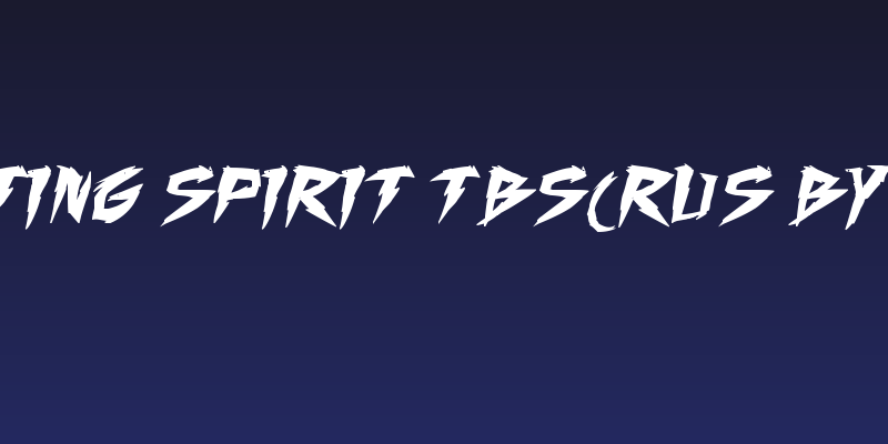 Fighting Spirit TBS(RUS BY LYAJ Social Header