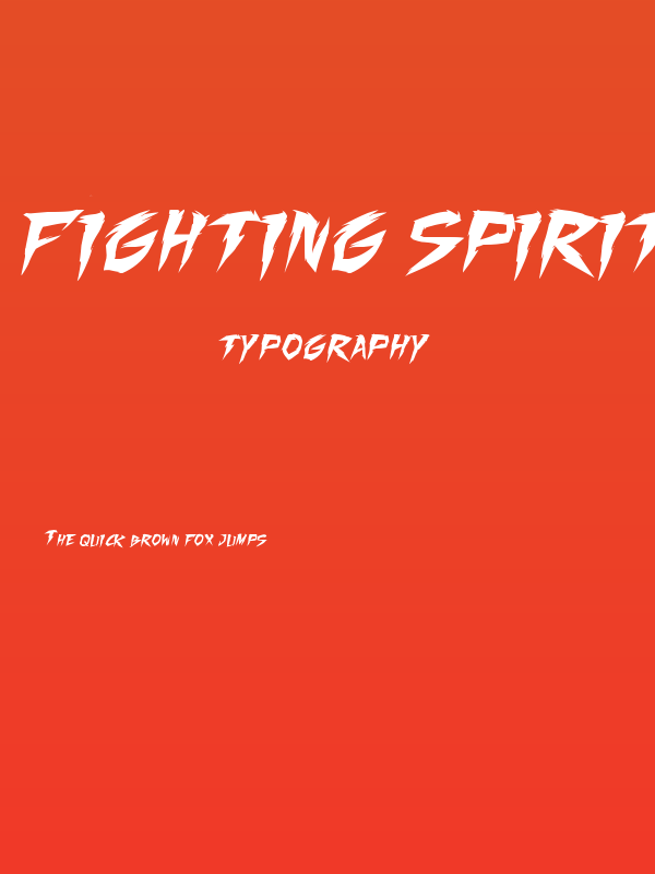 Fighting Spirit TBS Poster