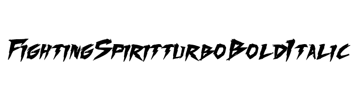 Fighting Spirit turbo Bold Italic  Descarca Fonturi Gratis