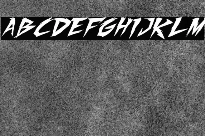 Fighting Spirit turbo Italic Caratteri examples