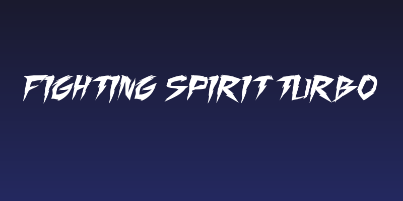 Fighting Spirit turbo Social Header