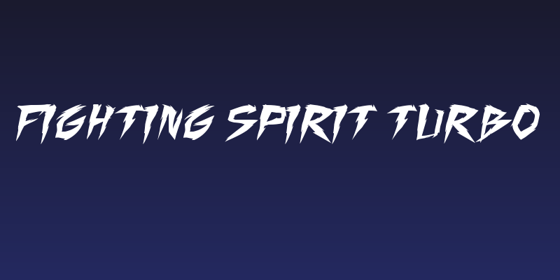 Fighting Spirit turbo Social Header