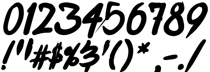 Fighting wordz Bold Italic Font OTHER CHARS