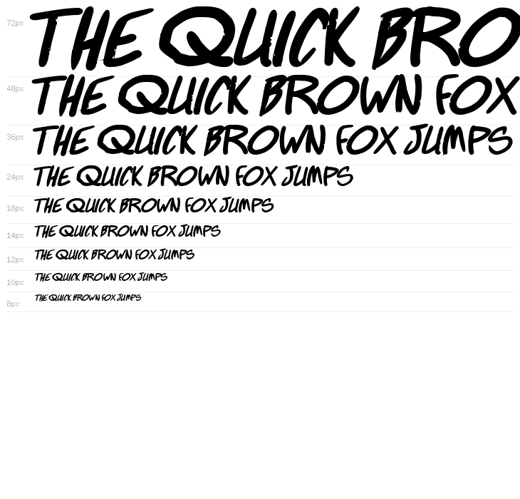 Fighting wordz Bold Italic Waterfall