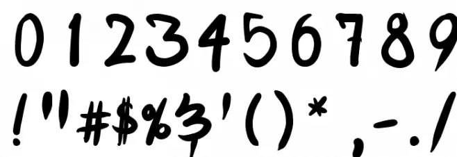 Fighting wordz Bold Font OTHER CHARS